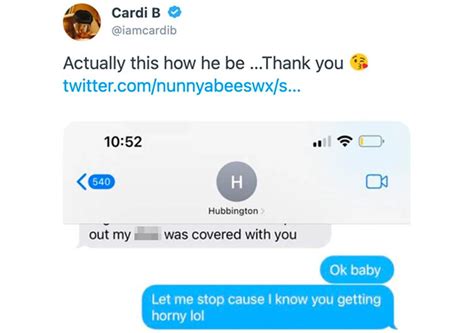 cardi b and offset leaked|Cardi B Leaks NSFW Text Messages With Offset Amidst IG。